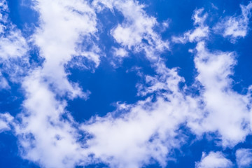 Obraz premium Blue sky with clouds