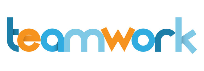 TEAMWORK Vector Letters Icon