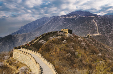 Fototapeta na wymiar China Great Wall in spring