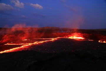 Foto auf Alu-Dibond エルタ・アレ火山 © KENTA