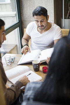 Young People In Cafe