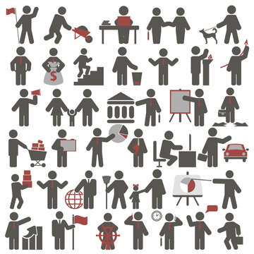 People. Set of icons