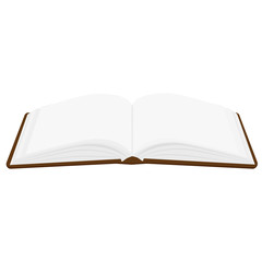 Opened book