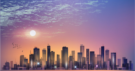 Obraz premium Imaginable city landscape
