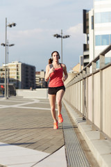 Fototapeta premium running woman