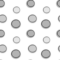 abstract modern seamless vector pattern background illustration with circles