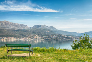 View on sea and mountains