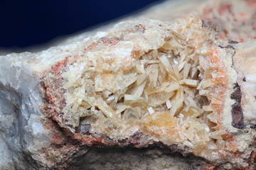Baryte crystals