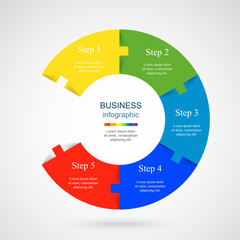 Vector infographic template