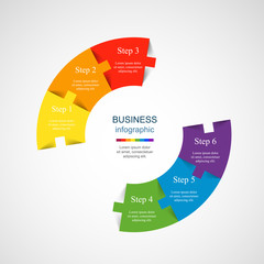 Vector infographic template