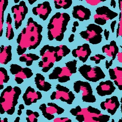 Selbstklebende Fototapete Pop Art  Leopard Pattern A