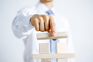 Concept of business hierarchy and human resources