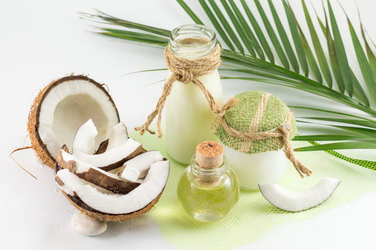 Coconut products with fresh coconut