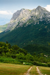 Obraz premium Cima della montagna dopo il temporale