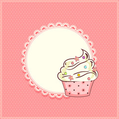 Cupcake background