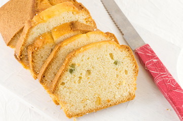 Homemade fruit bread