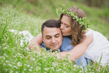 Young couple in love