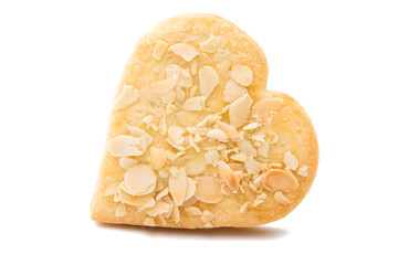 heart cookies isolated