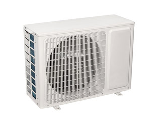 Air conditioner, split system isolated on white background