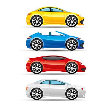 Car icons.