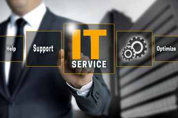 it service optimize support help touchscreen is operated by busi