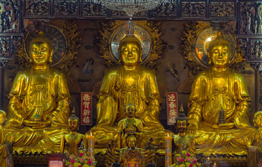 Wat Mangkon Kamalawat, Chinatown, Bangkok,  Thailand