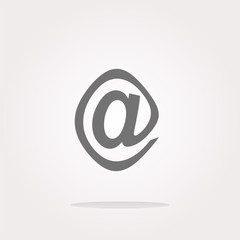 Fototapeta premium vector E-mail icon glossy button
