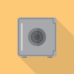 Safe flat icon