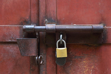 Fototapeta premium Padlock Bolt