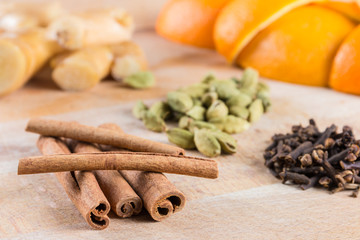 Mulled wine, gluhwein, glogg spices