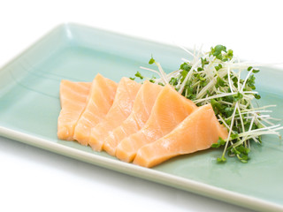サーモンの刺身