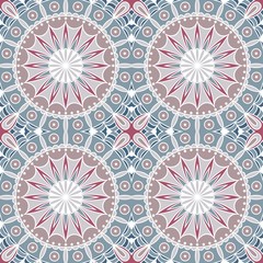 Seamless pattern with mandala. Design element for art.