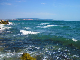 blue bulgarian sea