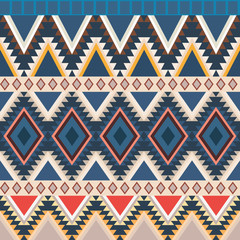 Geometric ethnic pattern. Vector illustration
