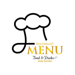 Restaurant menu vector