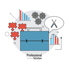 Flat illustration about customer service design 