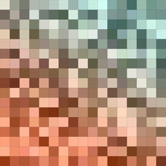 Pastel color square mosaic background design