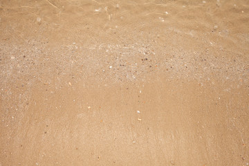 Fototapeta na wymiar abstract wave sea beach on top view
