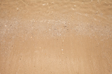 abstract wave sea beach on top view