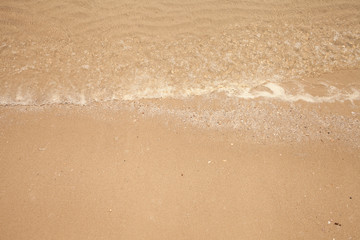 abstract wave sea beach on top view