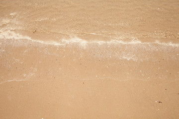 abstract wave sea beach on top view