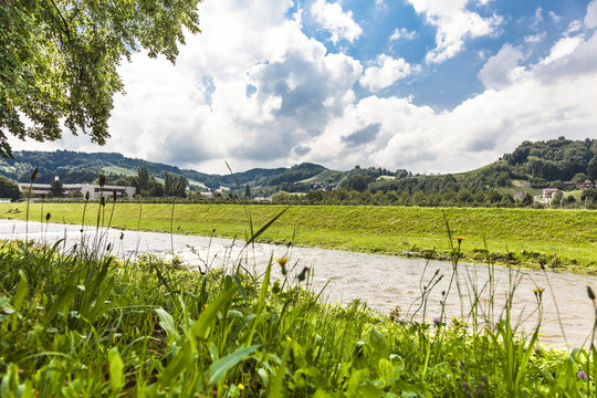 Bach Rench in Oberkirch, Ortenau, Germany