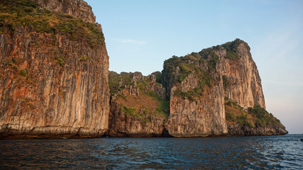 limestone rocks in thailand