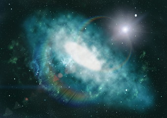 Deep space. High definition star field background