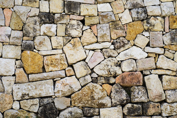 Stones wall texture.