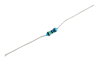 A resistor on the white