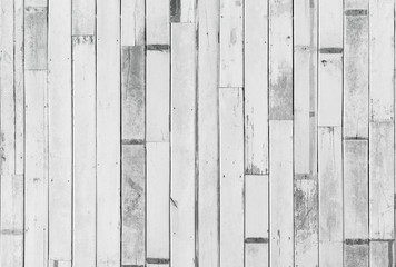 texture of decorative old white wood stripe