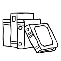 black and white books