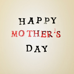 text happy mothers day