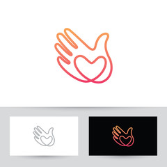 Love Hand Logo